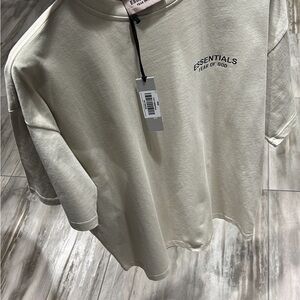 Fear of God Essentials T-Shirt - Cream